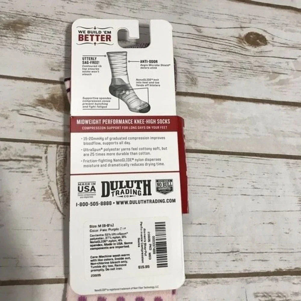Duluth Trading Compression Knee High Socks medium‎ 6-8.5 nwt - Picture 6 of 10